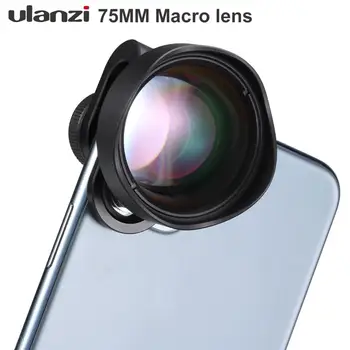 Ulanzi 10X Макро Phone Camera Lens Оптично Стъкло Универсален Обектив за Android iPhone 12 pro max Piexxl One Plus Xiaomi 11 Huawei