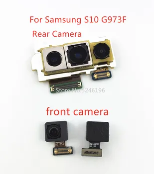 1 бр. Задна голям Основна Задна Камера, предна камера, Модул Flex Кабел За Samsung Galaxy S10 G973 G973F G973U Подмяна на части