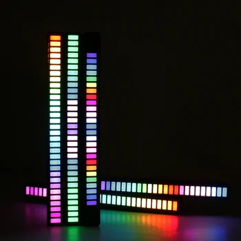 Pickup Ритъм Bluetooth LED Strip USB Sound Sensor RGB LED Strip Sound LED Лента Цветни led светлини Tube Changing With Sound