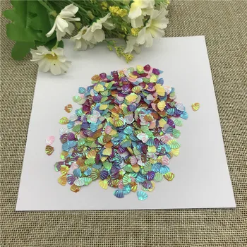 25 грама 7mm Color Shell Sequins Mixed Color Flower Шевни Аксесоари За Облекло,Аксесоари за облекло,САМ Sequins scrapbooking shakes