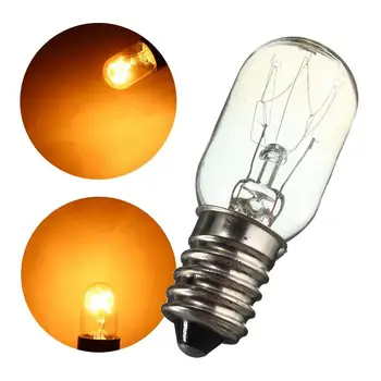 E14 15W Хладилник Електрическа Крушка LED волфрамова електрическа Крушка Лампа Жълта Светлина