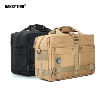 NANCY TINO Мъжки Армейските чанта през Рамо Военна чанта Тактическа Чанта Камуфлаж за Риболов, Къмпинг, Туризъм, Пътуване Спорт на открито