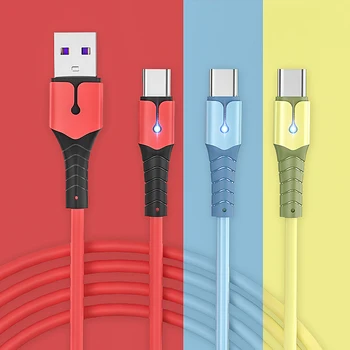 3A USB Type c Кабел За Huawei капитан 40 P40 p30 pro Honor Fast Charging Кабел 2M За Xiaomi Redmi Note 7 8 Pro 8A 6a Type-c Кабел