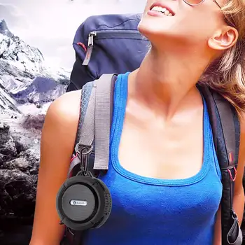 C6 Открит Безжична Bluetooth 4.1 Стерео Преносим Високоговорител Вграден микрофон Удароустойчива IPX4 Водоустойчив Високоговорител r30