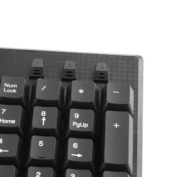 X7AA Руски/ Английски Тиха Клавиатура Водоустойчива Офис Клавиатура за Windows на вашия компютър