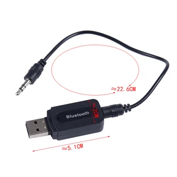 1БР 3,5 мм Конектор USB AUX Bluetooth Безжична Авто Аудиоприемник A2DP Музикален Приемник Адаптер За Мобилен телефон Android/IOS