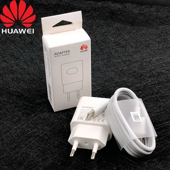 Оригинален Huawei Fast Charger QC2.0 EU Quick Charge adapter Usb Type C Кабел за Честта play 9 Nova 3 3д 4 P9 Капитан 20 P20 lite