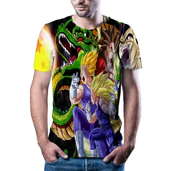 Нова мъжка тениска висококачествена мъжка тениска ежедневно с къси ръкави 3D character printing мъжка тениска fashion cool T-shirt men