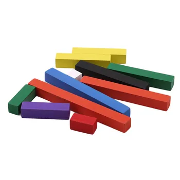 Горещи продажба на Дървени Материали, Дървени Математически Играчки 1-10 см Брой Пръчки от Цветни Възходящ Сметка Пръчки на Предучилищното Образование Коледни Играчки