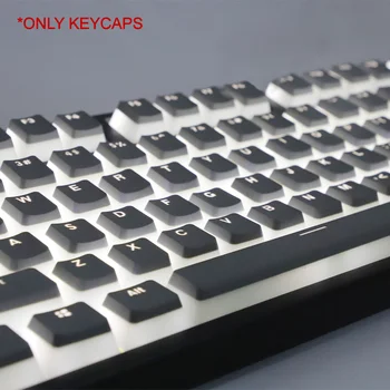 Пудинг Keycap за Механична Клавиатура 108 Клавиши Сив Прозрачен Осветление Костюм за Anne Pro 2 GK61 SK61 GK64 PC Game
