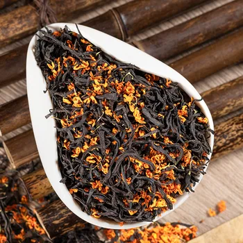 2021 Черен Китайски Чай от Османтус Лапсанг Сушонг Некопченый Аромат Ча 250 гр