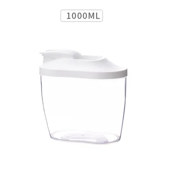 1000/1500 МЛ Контейнер За Съхранение на Хранителни Продукти, Пластмасови Кухненски Хладилник Кутия За Спагети Multigrain Резервоар За Съхранение на Прозрачни Запечатани Кутии