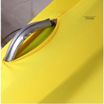 Плътен цвят Пътуване куфар прахоустойчив калъф Багажа Защитен калъф За 18-30 см Количка чанта за носене прахоустойчив калъф Пътни принадлежности