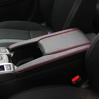 Автомобил-стил интериорът на автомобилния подлакътник калъф декоративен ръкав Аксесоари за Honda CIVIC 10th Coupe 2016
