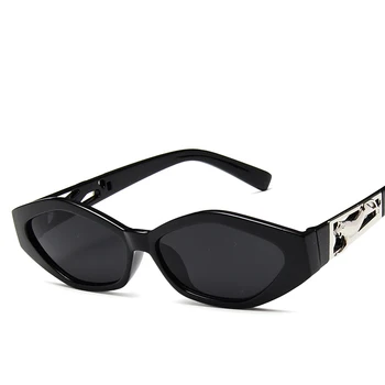 Kaibote S-1170 Ретро Дамски Слънчеви очила Малка Рамка, UV-Защита на Мода Котешко Око Слънчеви Очила за жени на Открито Очила Дамски