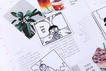 24ШТ Комикси Етикети Занаяти И Scrapbooking етикети детски играчки книга Декоративна стикер САМ Канцеларски материали
