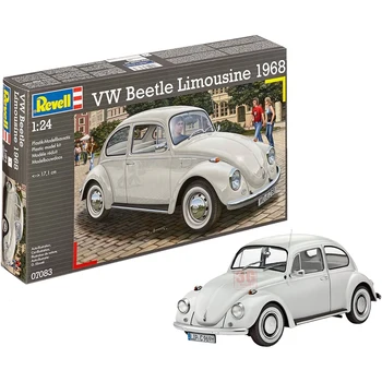 1/24 Revell Събрана Модел На автомобил Volkswagen Beetle 1968 Пластмасов сглобяване на модел на превозното средство панел #07083