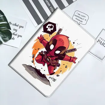Marvel Deadpool Cover for iPad 9.7 2017 2018 Mini Case for iPad 10.2 9.7 Pro Tablet Soft Silicon Stand Funda Case for Air 1 2