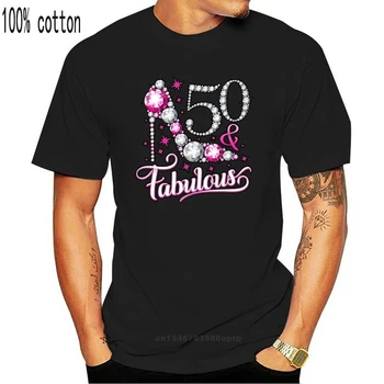 Мъжки T-Shirt 50 Страхотна Тениска. На 50-годишнината на T Shi Женска тениска