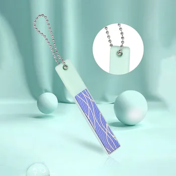 FlorVida 1 бр. Двойна Странична Дизайн Nano Crystal Nail Art Файлове И Буфери Комплект За Маникюр Полиране Инструменти Аксесоари 9*1,4 cm