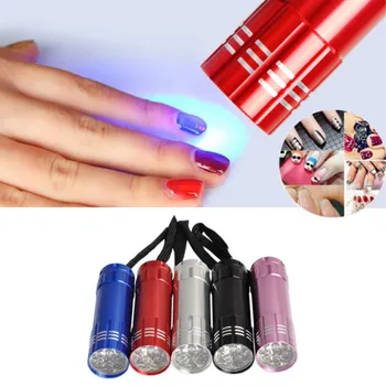 Сушилня за нокти LED UV-лампа за Изсушаване на Ноктите Mini 12 W Фенерче за нокти Fast Cure for Prime Gift Makeup Small Grill 30 Seconds Dryer LED