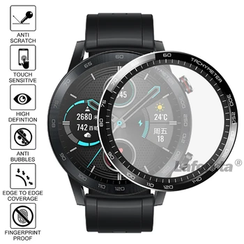 За Huawei Honor Watch Magic 2 46 мм 42 мм Екран Защитно Фолио 3D Извити Смарт Часовници Пълен Защитен Калъф Меко Закалено Стъкло