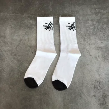 Нови Спортни Чорапи на открито за мъже и Жени, Хип-Хоп Мода Писмо Harajuku Чорапи Скейтборд Бягане Баскетбол