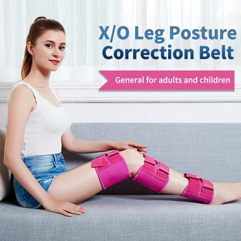 Регулируема O/X Тип На Крака Извити Крака Genu Вальгусное Изправяне На Коректор На Стойката На Тялото Корекция На Коланите За Красота На Краката Група За Пораснали Деца