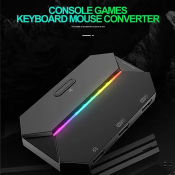 G6L Gaming Keyboard Mouse Converter Преносим Кабелна Мобилен Контролер, Адаптер За Nintend Switch Xbox One PS3 PS4 Игрална Конзола