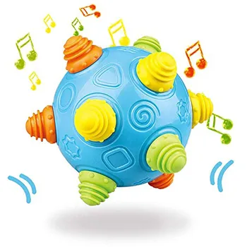 Новороденото Дете Деца Музика Разклати Dancing Топка Toy Free Bouncing Sensory Последното Издание На Развитието Топка Музика Vibrating Dancing Balls#L4