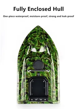 VERY100 500М Wireless RC Fishing Camo Bait Boat GPS Position Hook/Баит post,LCD GPS Сонар Fish Finder,Чанта,Батерия за риболов