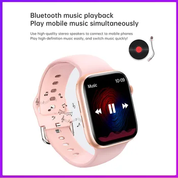 2021 нов Bluetooth smart call watch T800 + heart rate inches full screen for women and men for Android, IOS телефони PK W56 W46