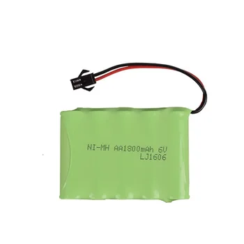 (SM Plug) Ni-MH 6v 1800mah Батерия + USB Charger For Rc играчки Cars Танкове, Роботи, Лодки Оръдия Камион AA 6v Акумулаторна Батерия