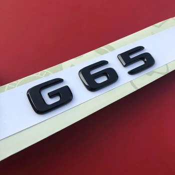 2017 Лъскава Черна Буква Емблемата на Иконата за Mercedes Benz G63 AMG G65 G500 V8 двигател V12 BITURBO Оформление на Автомобила Багажника Крило Конзола Стикер