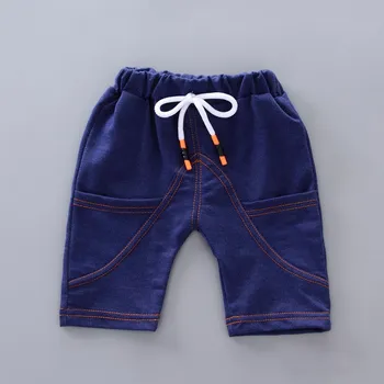 2021 Baby Hot summer O-Образно деколте с къс ръкав костюми за симулация дънки, бебета, детска спортна двухсекционная детски дрехи