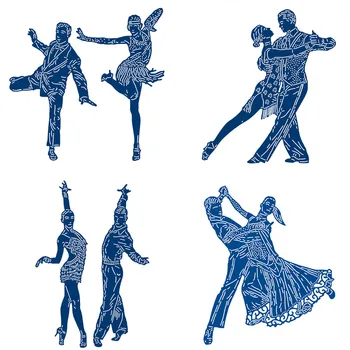 Валс Латинско Тангото е Танц на Метал Стомана Режещи Удари 2019 Нов Шаблон За 