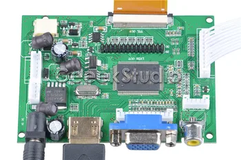 7-инчов 800*480 LCD Монитор Дисплей с Плащане на водача, HDMI, VGA 2AV за Raspberry Pi 3/2 Model B