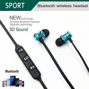 XT11 Магнитна Адсорбция Безжична Bluetooth 4.2 Слушалка Лесен За Ухото Музика Маточната Кърпичка Слушалки Спортни Слушалки тапи за уши