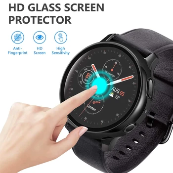 Active 2 case for samsung galaxy watch active 2 Case 40mm 44 with Tempered Glass Screen Protector Hard Cover Protective Bumper