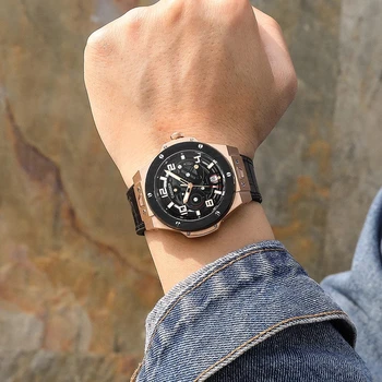 CADISEN New Mechanical Watch Men Sports 100M Waterproof Sapphire Wristwatch Luxury Japan NH35A Carbon Cellulosic Automatic Watch