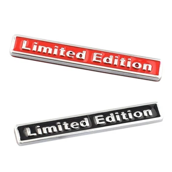 1 Бр Авто Бижута и Аксесоари Червено/Черно 3D Limited Edition Лого Метална Емблема на Иконата на Стикер за Автомобил Stlying Багажника Стикер Покритие