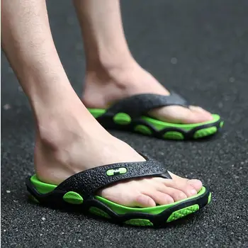 2021 Летни мъжки нескользящие джапанки и чехли, джапанки мъжки плажни сандали мъжки ежедневни обувки