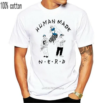 ОГРАНИЧЕНА ВЕРСИЯ!! N. E. R. D X е Направил Човека ComplexCon Мъжка Тениска САЩ, Размер S, 2XL на Едро Тениска