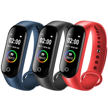 M4 Smart Watches Sport Wristbands For Women LED Screen Fitness Traker Bluetooth Waterproof Lady Watches Sports Brand digital watch