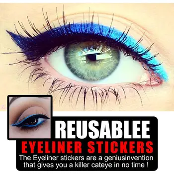 Eyelid Line Stick Многократно Стикер за очна линия, Cat Eye Makeup Double Eyelid Sticker Eyeline Makeup Sticker Beauty Tools