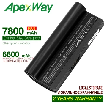 ApexWay6600mAh черен Батерия за Лаптоп ASUS Eee PC 1000 1000H 1000HA AL23-901 AL24-1000 AP23-901 1000HD 1000HE 1000HG 901 904HD