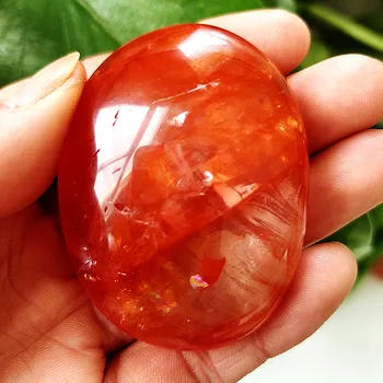 висококачествен Натурален камък Червен гематоидный Кристални палмово декорация на дома Медитация и за изцеление на чакрите кристали