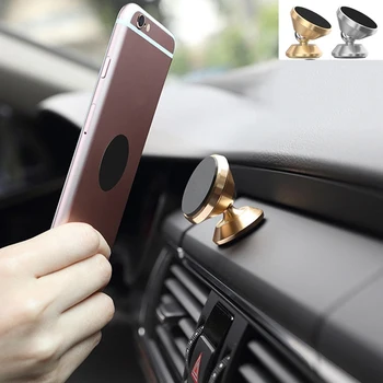 Универсален Магнитен Кола мобилен Телефон Air Vent Support Клип Tablet Stand Mount Interior Car Accessories Console Bracket