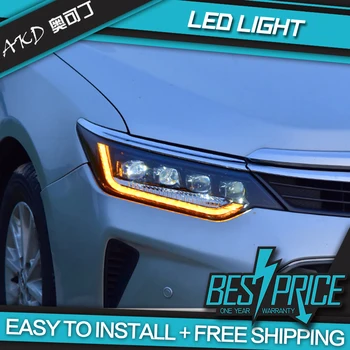 АКД Оформление на автомобила за Toyota Camry Фарове-2017 Camry V55 LED Светлини DRL LED Лещи Главоболие Фенер Автомобилни Аксесоари