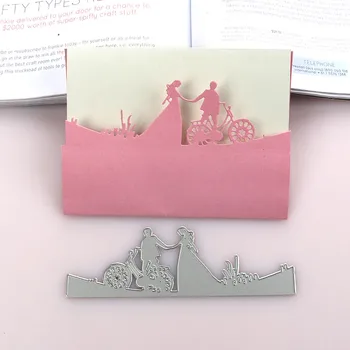 DUOFEN METAL CUTTING УМИРА wedding lovers for САМ papercraft projects Лексикон Paper Album 2020 new